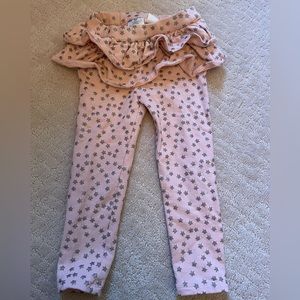 Gap Pink Star leggings for girls size 3T